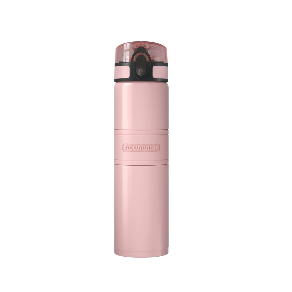 [524645] termo fľaša s filtrom City Cool 0,5 l (ružová)